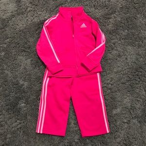Toddler girls Adidas track suit
